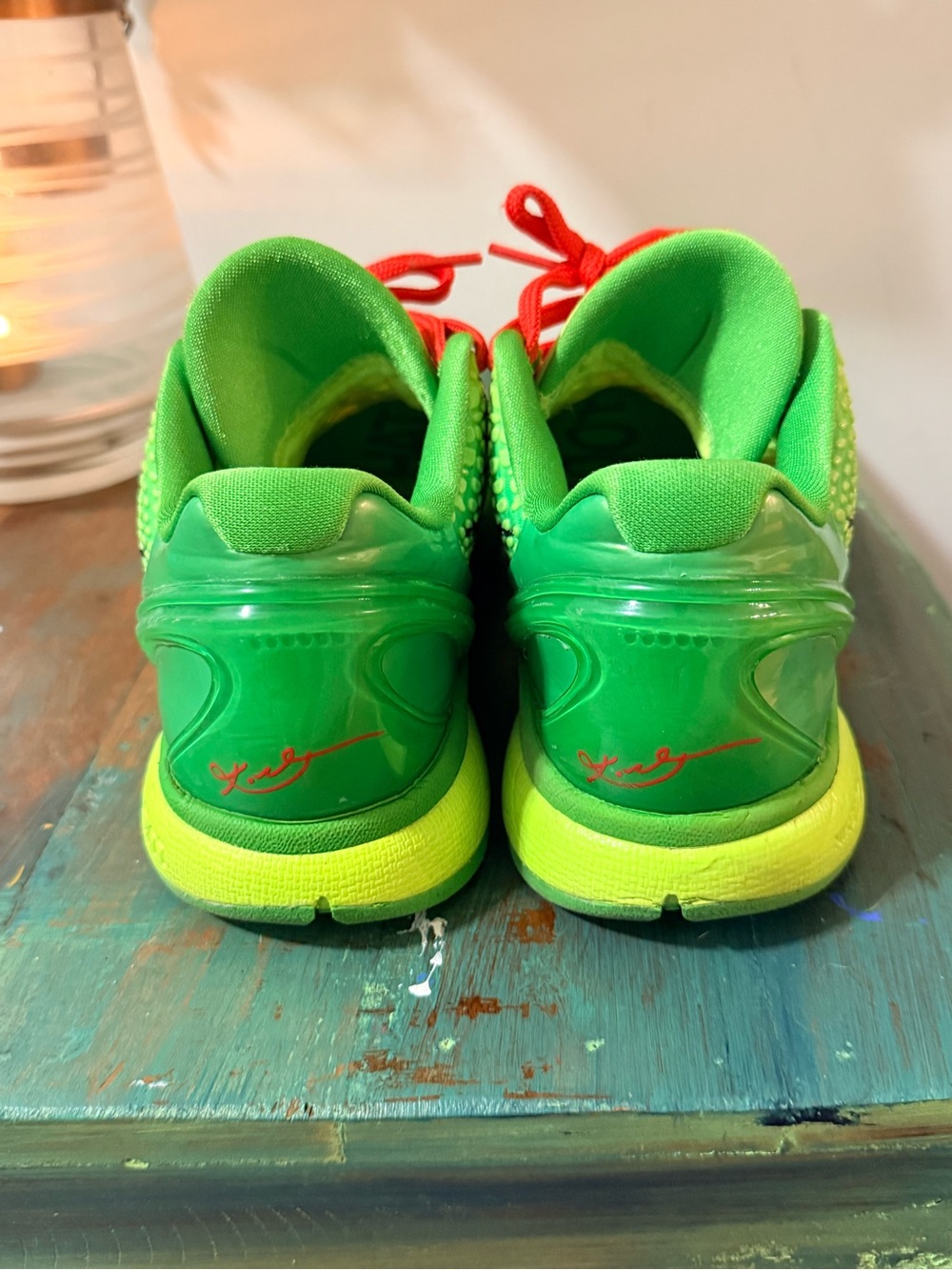 Nike Zoom 2020 Kobe 6 Pronto Grinch Size 7.5 - Picture 10 of 10